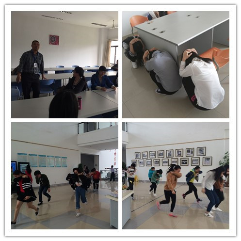 思政教研部开展地震（消防）逃生演练